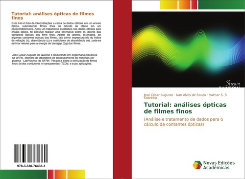 Tutorial análises ópticas - tutorial:,