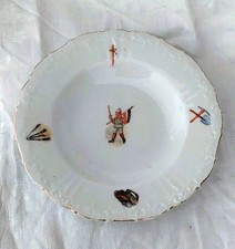 Kinderteller Porzellan  Deutsches Reich militärische Motive