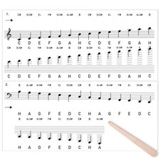 Juniwords Notenaufkleber für