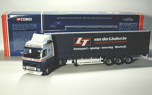 Volvo curtainside van - volvo, der