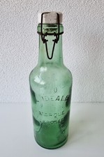 Schönes grünes L'Ideale Vorrat / Einmachglas - shabby chic - France um 1900 - X1
