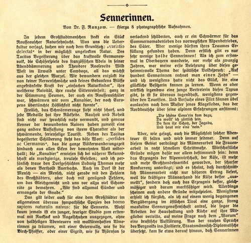 Ranzow sennerinnen - dr.f.,