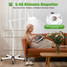 Lupenleuchte mit Standfuß