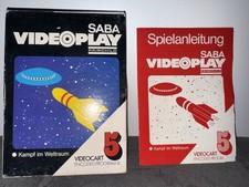 Saba Videoplay Videocart 5 Kampf im Weltall Verpackung & Anleitung