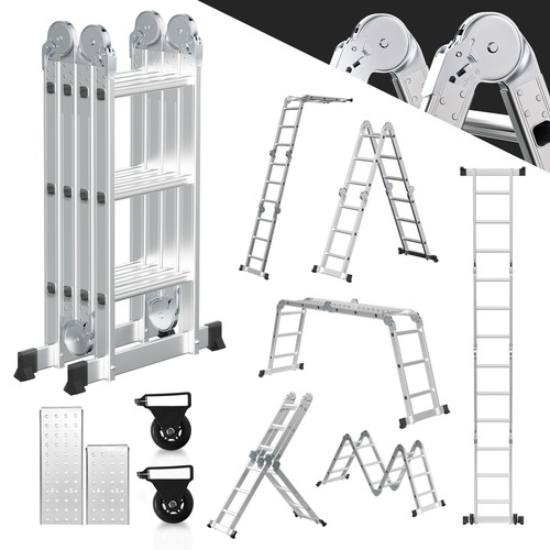Klappleiter 150kg 7in1 profi - klappleiter,