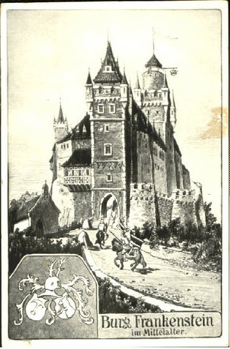 Burg frankenstein bergstrasse - burg,