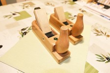 ULMIA Doppelhobel, Putzhobel, nur 1 x 45 mm Doppeleisen - sehr scharf! Holzhobel