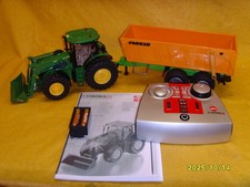 Siku Control Deere 7R mit Frondlader, Joskin Kippanhänger,Fernbedienung
