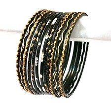 Indische Armreifen Ø6,5cm Armband Bollywood Schmuck Churiyan Bangles Anarkali