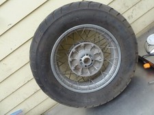 Rear wheel tire FLAKING CHROME