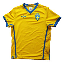 Umbro Schweden 2010 Heim Home Trikot Sweden YOUTH KINDER L 152
