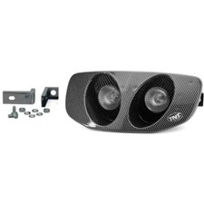 Maske Doppelt Scheinwerfer Halogenscheinwerfer Carbon-Look Piaggio 50 TPH X-R