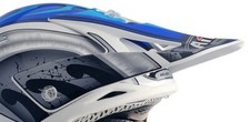 Airoh Helmschild Stelt Phil Blu Ersatz Helm MX Moto Cross Enduro