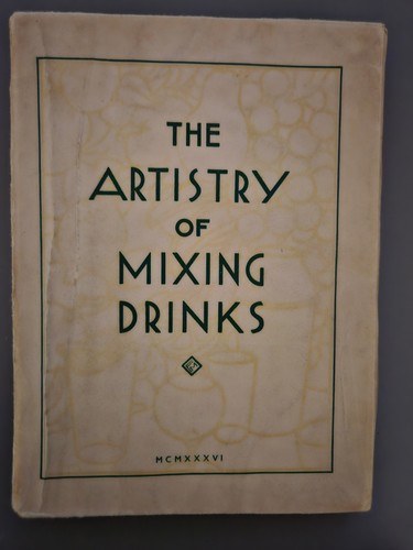 The artistry mixing drinks - of,