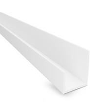 Profil pvc weiß - 2m,