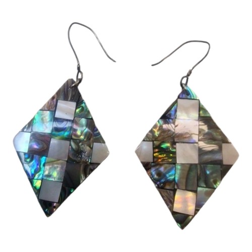 Ohrringe abalone shell - ohrringe,