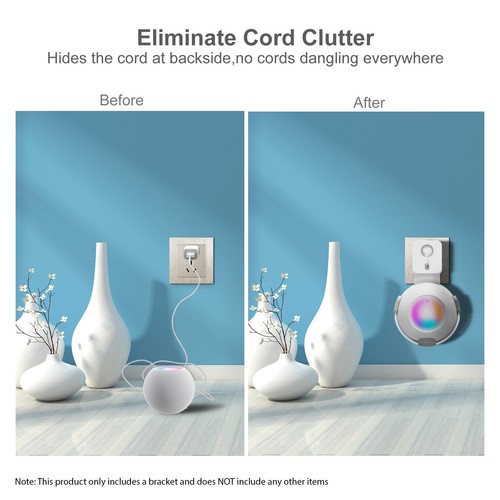 Wandmontierter smart speaker - wandmontierter,