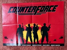 Counterforce Kinoplakat Poster A1, Kabir Bedi, George Kennedy, Robert Forster