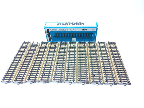 Märklin 5106 10x gerades - h0,
