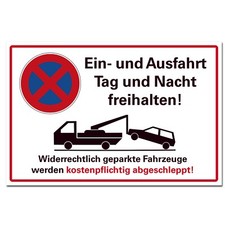 Parkverbotsschild parkverbot - parkverbotsschild,
