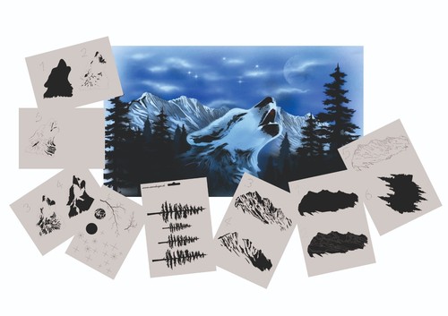 351 set wolf step - set, by