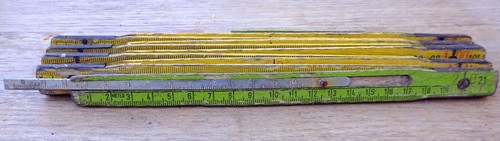 Alter zollstock tiefenmesser - alter, +tiefenmesser