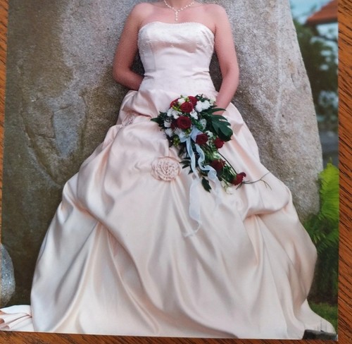 Romantisches brautkleid mit - romantisches,