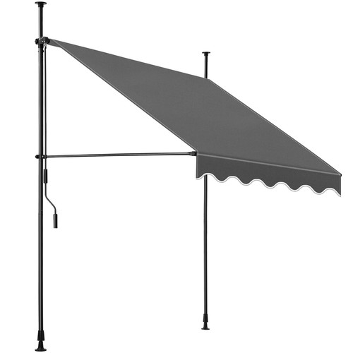 Klemmmarkise mit handkurbel - klemmmarkise,