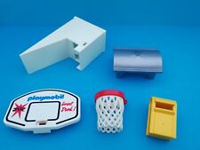 PLAYMOBIL - KONVOLUT BRIEFKASTEN SCHORNSTEIN BASKETBALLK.  EINFAMILIENHAUS 3965