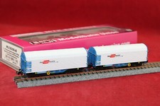 Modellbahnunion MU 36006-B ÖBB Schiebeplanenwagen-Set "Cargo-Austria"/NEU/OVP