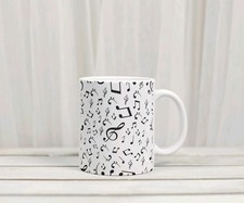 Musik Noten Schwarz Weiß