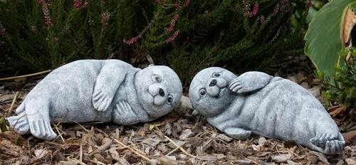 Frostfeste steinfigur 2er set - steinfigur, 2er-set