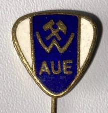 Alte Anstecknadel Hakennadel  Abzeichen SC Wismut Aue Fußball Antik Frühe DDR