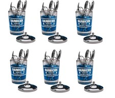 Barbizid Desinfektionsmittel Hygiene Maniküre Nagelstudio Tisch Glas kleine 6er Pack