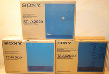 SONY TA-AX 2020 Verstärker ST-JX2020 Tape-Deck  TC-FX2020 Tuner, NOS, OVP