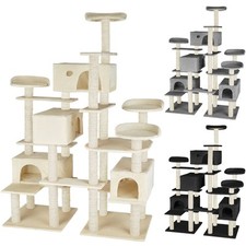 Kratzbaum Katzenkratzbaum XXL Katzenbaum große Katzen Kletterbaum 214cm Stabil
