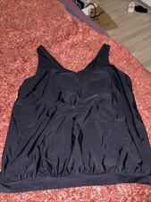 Tankini Oberteil Schwarz Ca