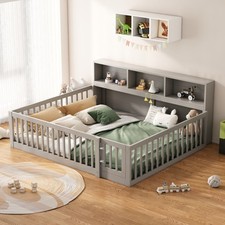 Daybett Tagesbett Schlafsofa Bettseite mit Staufach Lattenrost Bett 140x200cm