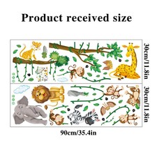 Wandaufkleber Tiere cartoon