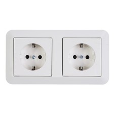Merten Atelier M Doppelsteckdose SCHUKO Doppel-Steckdose Unterputz MEG2328-1019