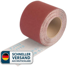Textilbasis Schleifpapierrolle | 320 Körnung | 93mm x 10m