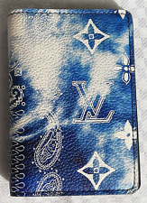 Louis VUITTON Bandana blau Kartenhalter,  Geldbörse