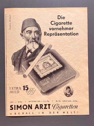 Simon arzt cigarette vornehmer - cigarette,