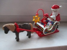 Playmobil-Weihnachten-Pony-Schlitten-Kinder-Nikolaus Set 2
