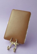 Vintage Comoy's of London Leder gebunden Zigarettenetui Größe 31/4" x 51/3"