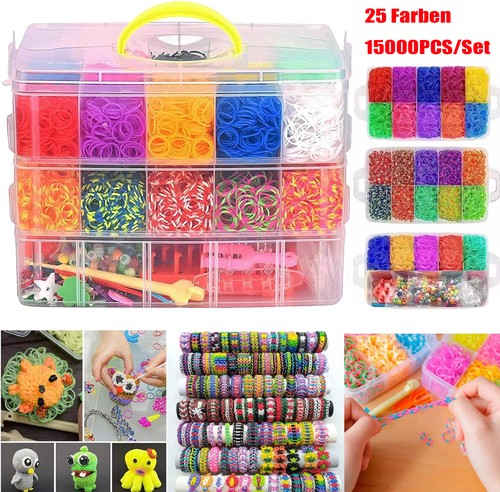 Loom bands 15000 stk - loom,