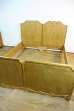 Jugendstil Bett Weichholz Antikes Bett um 1900