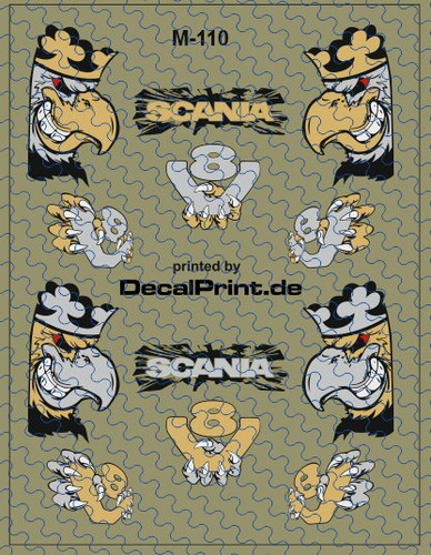 Decals satz scania greif - 1,