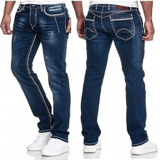 Herren Jeans Hose Denim-