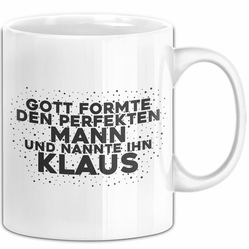 Klaus tasse gott formte den - tasse,